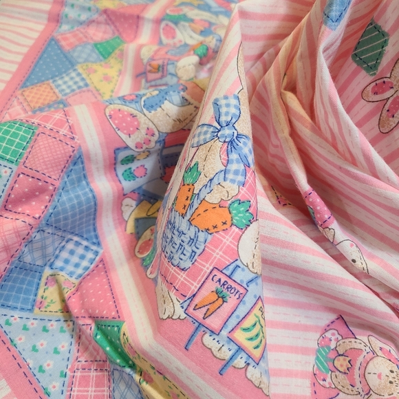 Cuties Bunnies Sewing Cotton Fabric Traditions 1996 Copyright N.T.T. Inc. #5311 - Picture 10 of 16